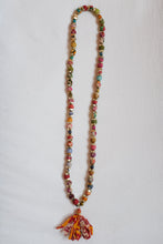 Ladda upp bild till galleriet Halsband multi med tofs