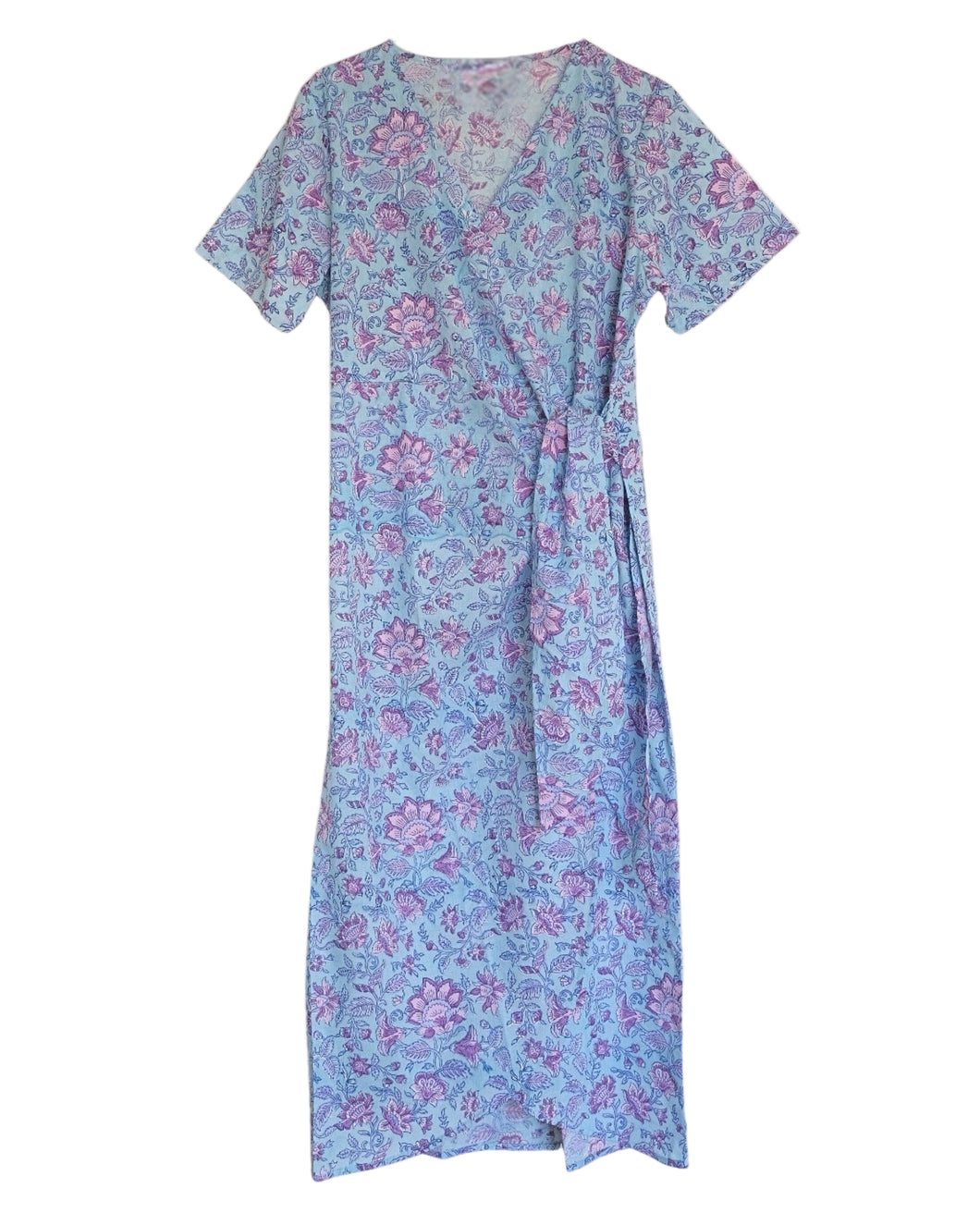 Wrapdress Alwa Blå/lila