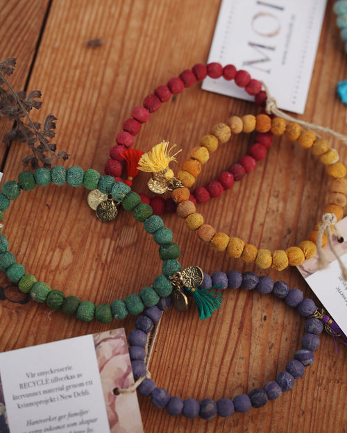 Ladda bild 1 i i galleriläge. Armband Recycle Gul